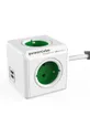 zielony PowerCube rozgałęźnik modułowy PowerCube Extended USB 1,5 Unisex