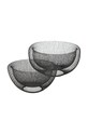 Boltze Набір декоративних блюд Seoul (2-pack) чорний 4053300