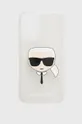 srebrna Etui za telefon Karl Lagerfeld iPhone 13 KLHCP13MKHTUGLS Unisex