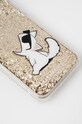 Чехол на телефон Karl Lagerfeld KLHCN61GCFD золотой AA00