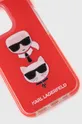 Чохол на телефон Karl Lagerfeld червоний