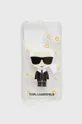 transparentny Karl Lagerfeld etui na telefon iPhone 13 KLHCP13MHFLT Unisex