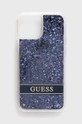 tmavomodrá Puzdro na mobil Guess Iphone 13 Mini 5,4 Unisex