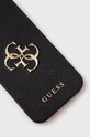 Guess telefon tok Iphone 12/12 Pro 6,1 GUHCP12MSA4GGBK fekete AA00