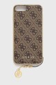 Obal na telefon Guess Iphone 7/8 Plus na mobil hnědá GUHCI8LGF4GBR