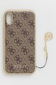 Guess husa pentru telefon iPhone Xr pentru telefon maro GUHCI61GF4GBR