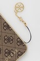Guess etui na telefon iPhone 12/12 Pro 6,1'' GUHCP12MGF4GBR brązowy AA00