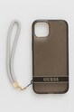 Guess etui na telefon iPhone 13 6,1'' na telefon czarny GUHCP13MHTSGSK