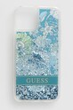 Guess etui na telefon iPhone 13 mini 5,4'' na telefon niebieski GUHCP13SLFLSN