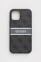 Guess etui na telefon iPhone 12/12 Pro 6,1'' na telefon szary GUHCP12M4GDGR