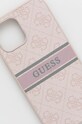 Guess etui na telefon iPhone 12 Pro Max 6,7'' GUHCP12L4GDPI różowy AA00