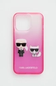 розовый Чехол на телефон Karl Lagerfeld Iphone 13 Pro / 13 6,1'' Unisex