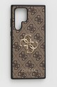 Guess etui na telefon S908 S22 Ultra na telefon brązowy GUHCS22L4GMGBR