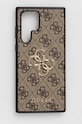 Guess etui na telefon S908 S22 Ultra na telefon brązowy GUHCS22L4GMGBR