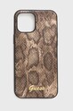 Guess etui na telefon iPhone 12 Pro Max 6,7'' na telefon brązowy GUHCP12LPUSNSMLBR