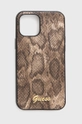 brązowy Guess etui na telefon iPhone 12 Pro Max 6,7'' Unisex