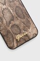 Guess etui na telefon iPhone 12 Pro Max 6,7'' GUHCP12LPUSNSMLBR brązowy AA00
