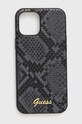 Guess etui na telefon iPhone 12 Pro Max 6,7'' na telefon czarny GUHCP12LPUSNSMLBK