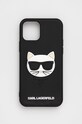 Karl Lagerfeld etui na telefon iPhone 12/12 Pro 6,1'' KLHCP12MCH3DBK na telefon czarny KLHCP12MCH3DBK