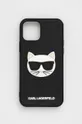 μαύρο Θήκη κινητού Karl Lagerfeld Iphone 12/12 Pro 6,1'' Unisex