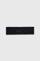 Nike opaska na głowę pozostałe czarny N.100.1614.046