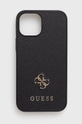 czarny Guess etui na telefon iPhone 13 mini 5,4'' Unisex