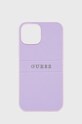 Guess etui na telefon iPhone 13 mini 5,4'' na telefon fioletowy GUHCP13SPSASBPU