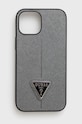 Guess etui na telefon iPhone 13 mini 5,4'' na telefon srebrny GUHCP13SPSATLG
