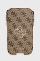 Guess pokrowiec na telefon Torebka na telefon 6,7'' na telefon brązowy GUHCP12L4GPSBR