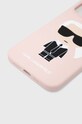 Karl Lagerfeld etui na telefon iPhone 12 Pro Max 6,7'' KLHCP12LSLFKPI różowy AA00