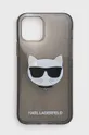 μαύρο Θήκη κινητού Karl Lagerfeld Iphone 12/12 Pro 6,1
