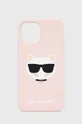 ροζ Θήκη κινητού Karl Lagerfeld Iphone 12/12 Pro 6,1