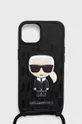 fekete Karl Lagerfeld telefon tok Iphone 13 6,1'' Uniszex