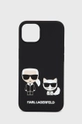 čierna Puzdro na mobil Karl Lagerfeld Iphone 13 6,1'' Unisex