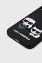 Karl Lagerfeld etui na telefon iPhone 13 6,1'' KLHCP13MSSKCK czarny AA00