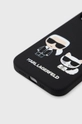 Etui za telefon Karl Lagerfeld iPhone 13 6,1'' crna