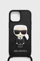 μαύρο Θήκη κινητού Karl Lagerfeld Iphone 13 Mini 5,4'' Unisex