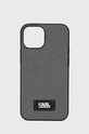 Etui za telefon Karl Lagerfeld Iphone 13 Mini 5,4'' Za telefon srebrna KLHCP13SSFMP2DG