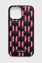 Obal na telefon Karl Lagerfeld Iphone 13 Pro Max 6,7'' na mobil růžová KLHCP13XMNMP1P