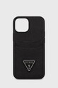 Puzdro na mobil Guess Iphone 13 Mini 5,4'' na mobil čierna GUHCP13SPSATPK