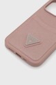 Guess etui na telefon iPhone 13 Pro / 13 6,1'' GUHCP13LPSATPP różowy AA00