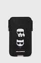 Obal na telefón Karl Lagerfeld 6,1'' na mobil černá KLHCP12MOPHKCK