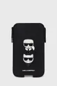 μαύρο Θηκη κινητού Karl Lagerfeld 6,1'' Unisex