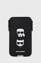 Karl Lagerfeld pokrowiec na telefon 6,7'' na telefon czarny KLHCP12LOPHKCK