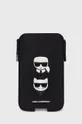 čierna Obal na mobil Karl Lagerfeld 6,7'' Unisex