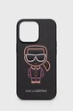 Karl Lagerfeld etui na telefon iPhone 13 Pro 6,1'' na telefon czarny KLHCP13LTUOK