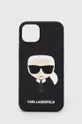 črna Etui za telefon Karl Lagerfeld Iphone 13 6,1'' Unisex