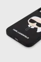 Etui za telefon Karl Lagerfeld Iphone 13 6,1'' crna