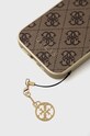 Guess etui na telefon iPhone 14 Pro 6,1" GUHCP14LGF4GBR brązowy AA00