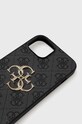 Чехол на телефон Guess Iphone 14 6,1" GUHCP14S4GMGGR серый AA00